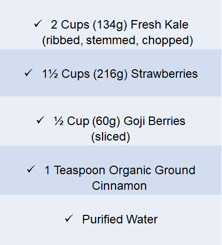 cinnamon strawberry smoothie ingredients
