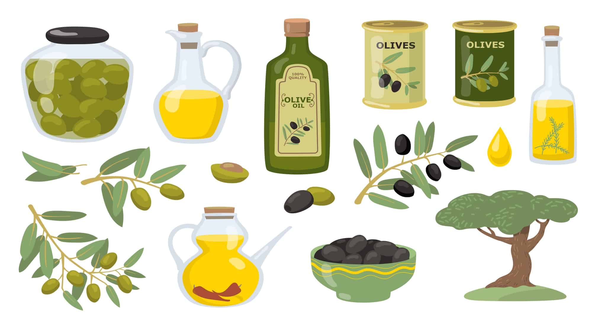 types of olive oil